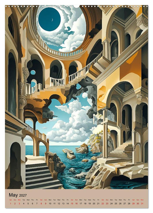 Dali meets Technology (CALVENDO Monthly Calendar 2027)