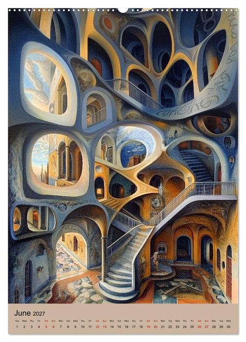 Dali meets Technology (CALVENDO Monthly Calendar 2027)