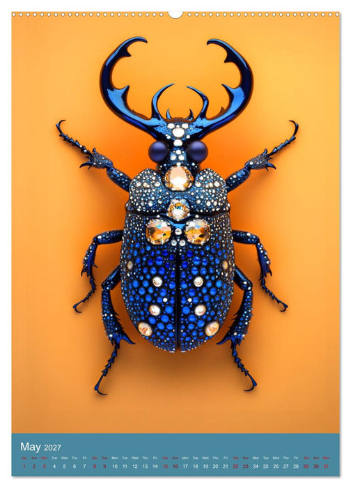 Sparkeling Creepy Crawlies (CALVENDO Monthly Calendar 2027)
