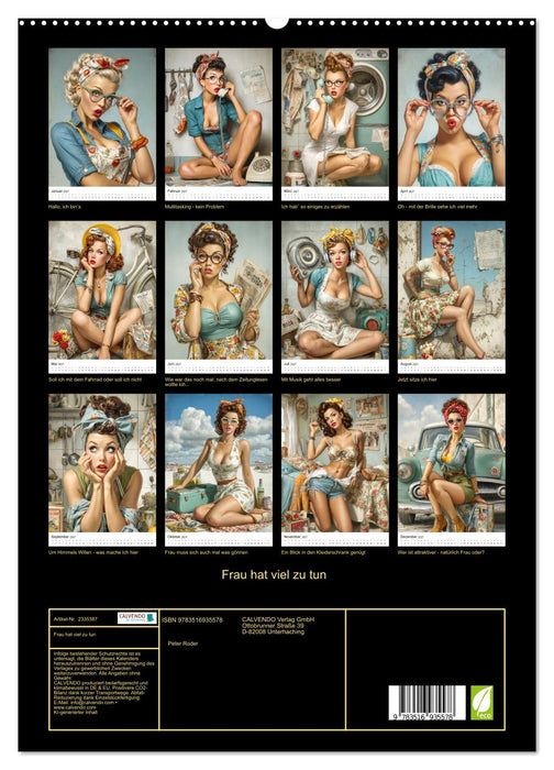 Frau hat viel zu tun (CALVENDO Premium Wandkalender 2027)
