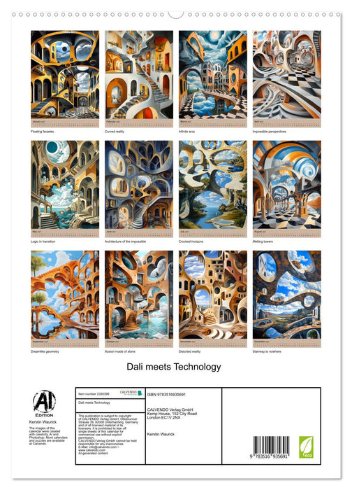 Dali meets Technology (CALVENDO Premium-Calendar 2027)