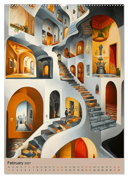 Dali meets Technology (CALVENDO Premium-Calendar 2027)