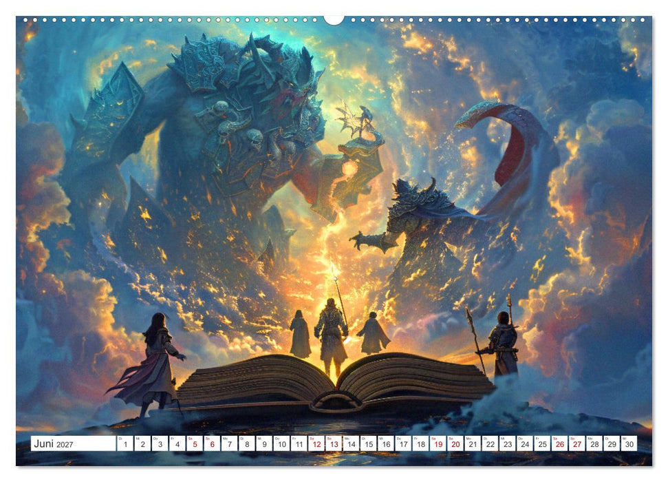 Welten zwischen den Zeilen - Bücher, die Träume wecken (CALVENDO Wandkalender 2027)