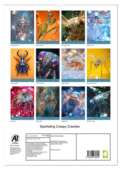 Sparkeling Creepy Crawlies (CALVENDO Premium-Calendar 2027)
