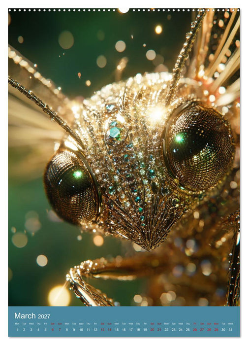 Sparkeling Creepy Crawlies (CALVENDO Premium-Calendar 2027)