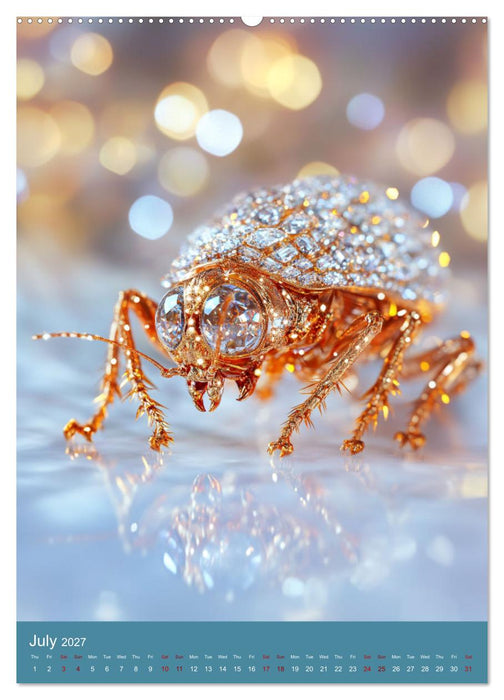 Sparkeling Creepy Crawlies (CALVENDO Premium-Calendar 2027)