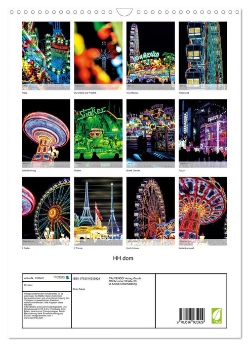 HH dom (CALVENDO Wandkalender 2027)