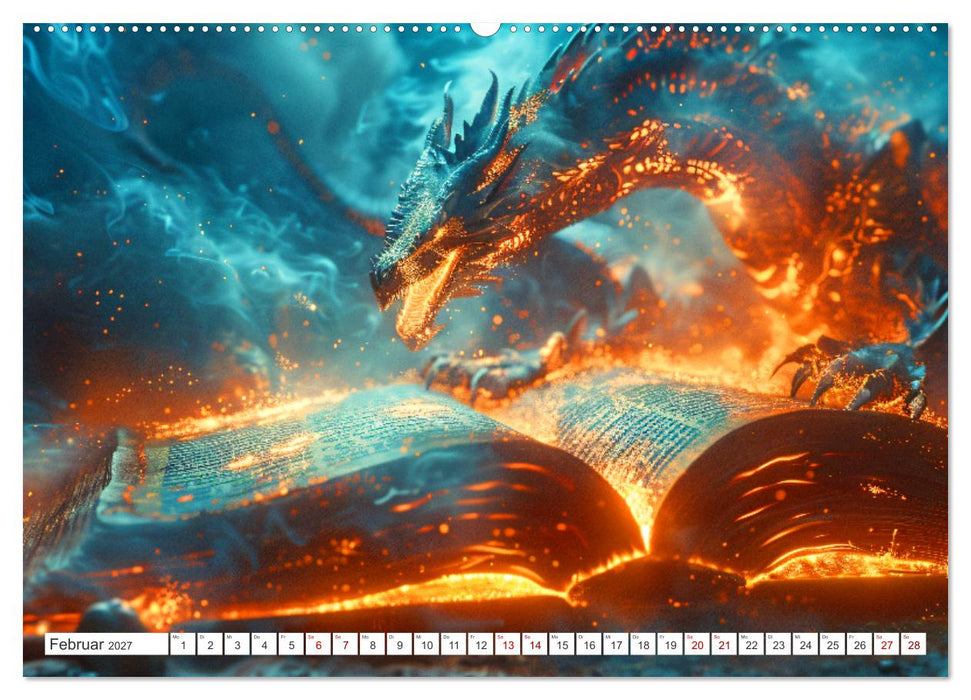 Welten zwischen den Zeilen - Bücher, die Träume wecken (CALVENDO Premium Wandkalender 2027)