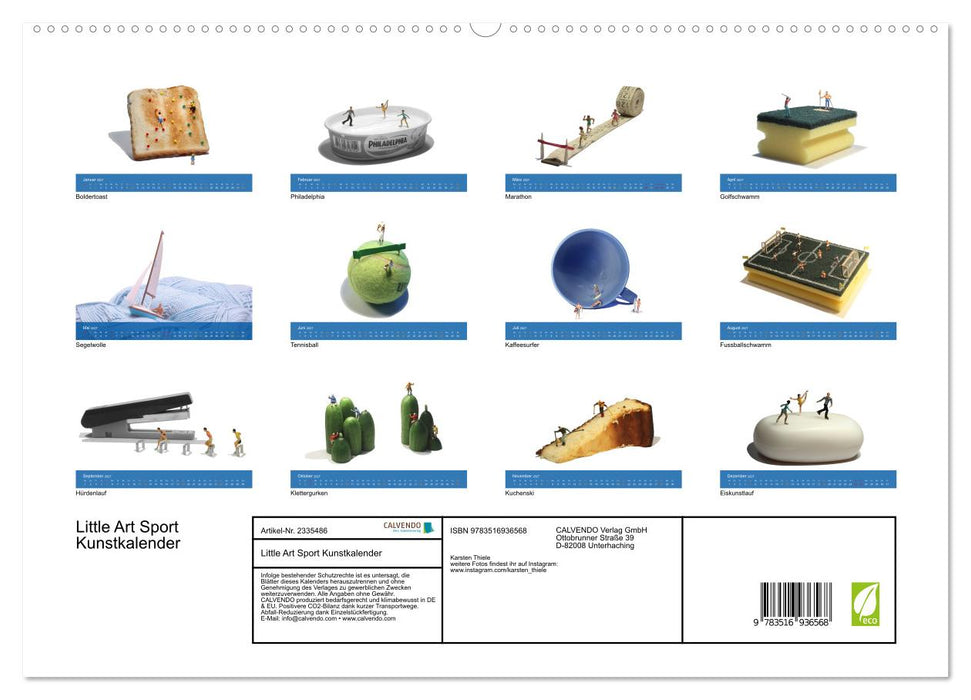 Little Art Sport Kunstkalender (CALVENDO Premium Wandkalender 2027)