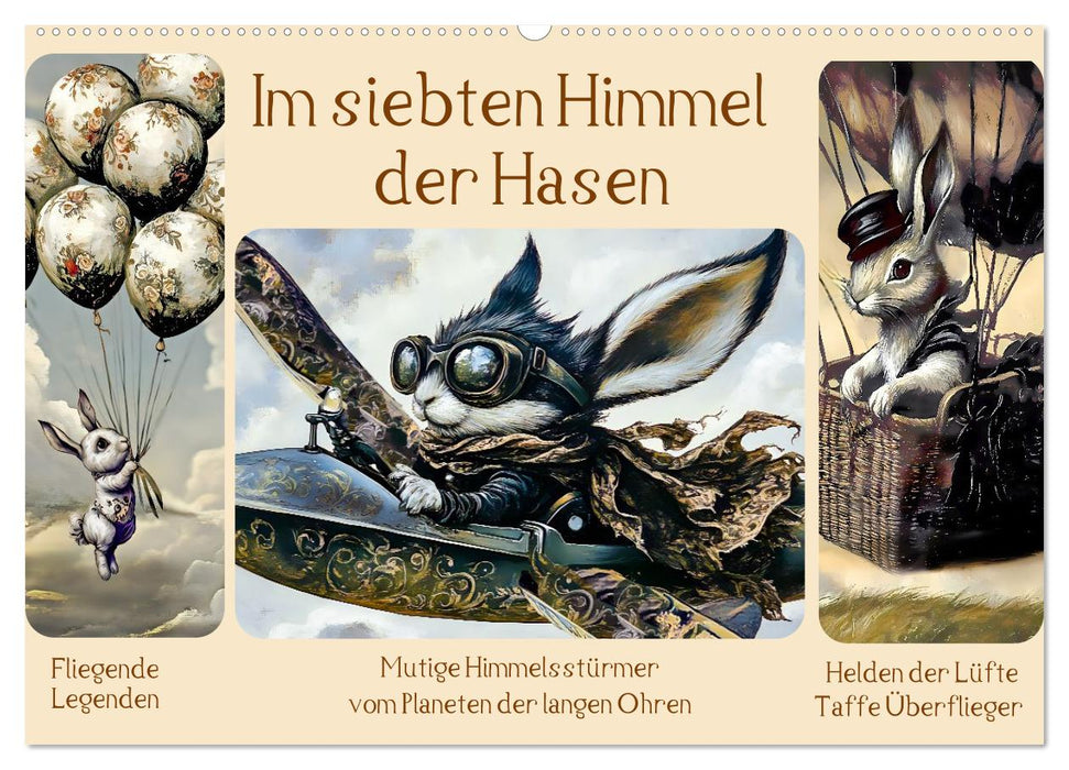 Im siebten Himmel der Hasen (CALVENDO Wandkalender 2027)