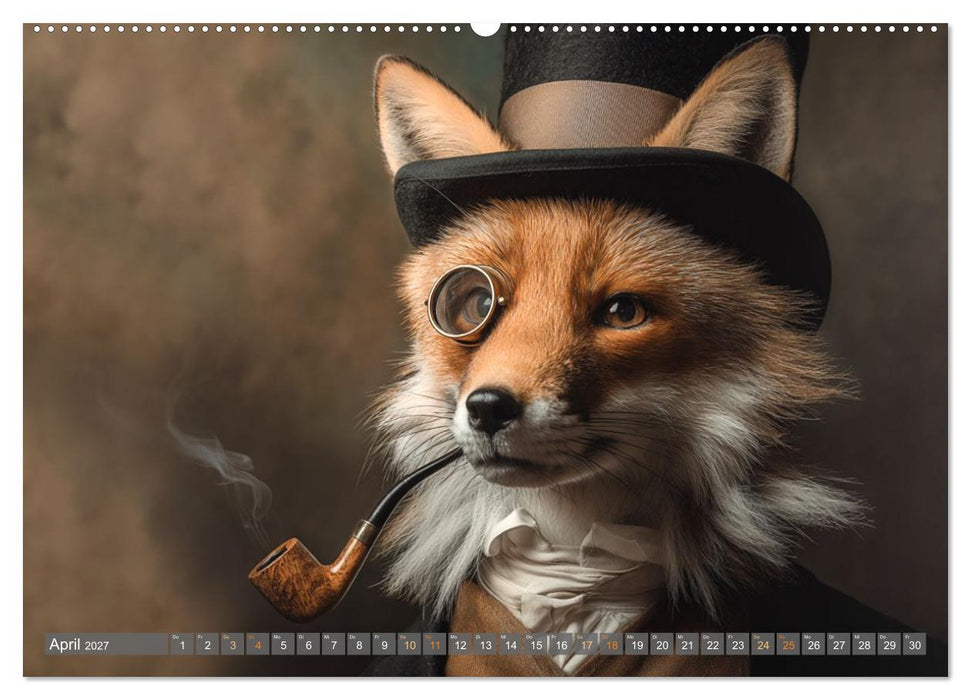 Tierisch gut angezogen (CALVENDO Premium Wandkalender 2027)