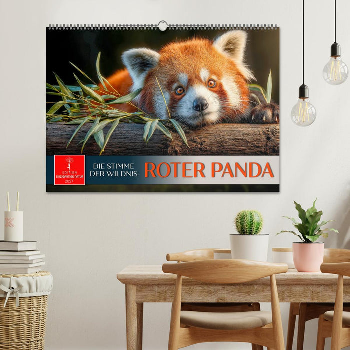 Roter Panda - die Stimme der Wildnis (CALVENDO Wandkalender 2027)