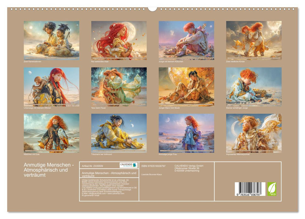 Anmutige Menschen - Atmosphärisch und verträumt (CALVENDO Premium Wandkalender 2027)
