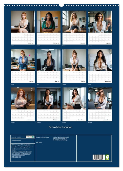 Schreibtischsünden (CALVENDO Wandkalender 2027)
