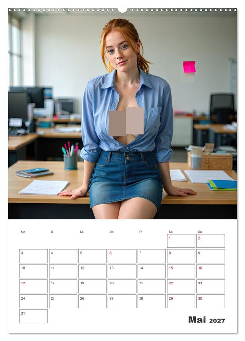 Schreibtischsünden (CALVENDO Wandkalender 2027)