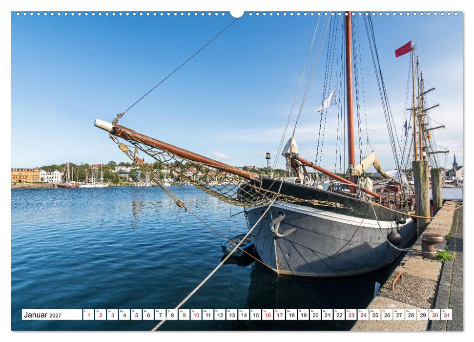 Faszination Segeln - An der Flensburger Förde (CALVENDO Wandkalender 2027)