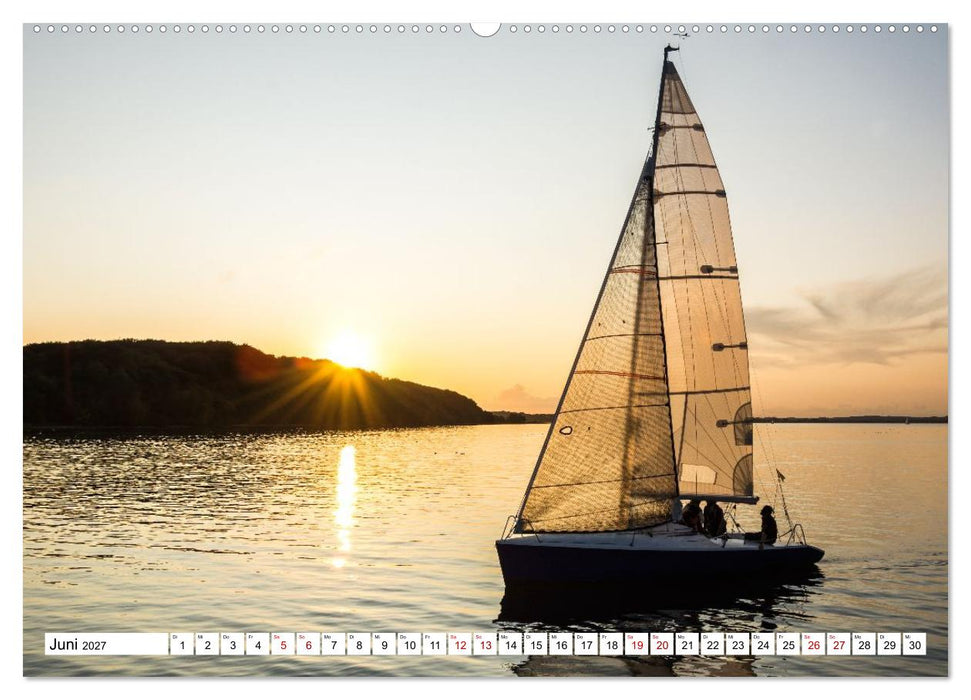 Faszination Segeln - An der Flensburger Förde (CALVENDO Wandkalender 2027)