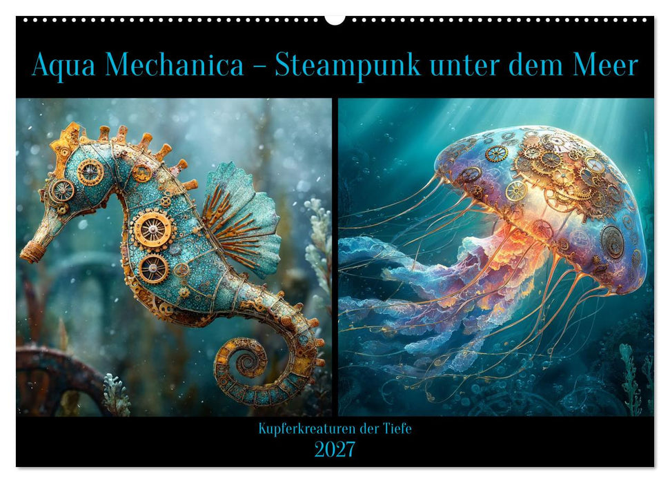 Aqua Mechanica – Steampunk unter dem Meer (CALVENDO Wandkalender 2027)