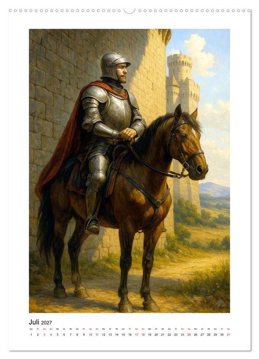 Ritter - Ehrenmänner (CALVENDO Premium Wandkalender 2027)