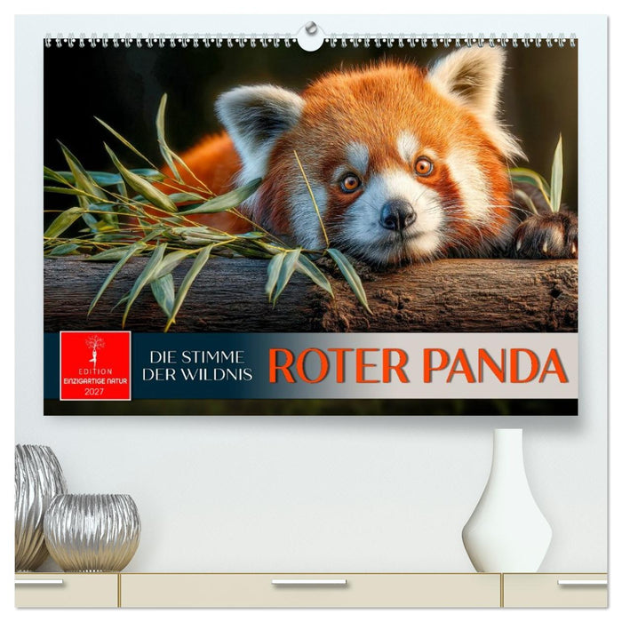 Roter Panda - die Stimme der Wildnis (CALVENDO Premium Wandkalender 2027)