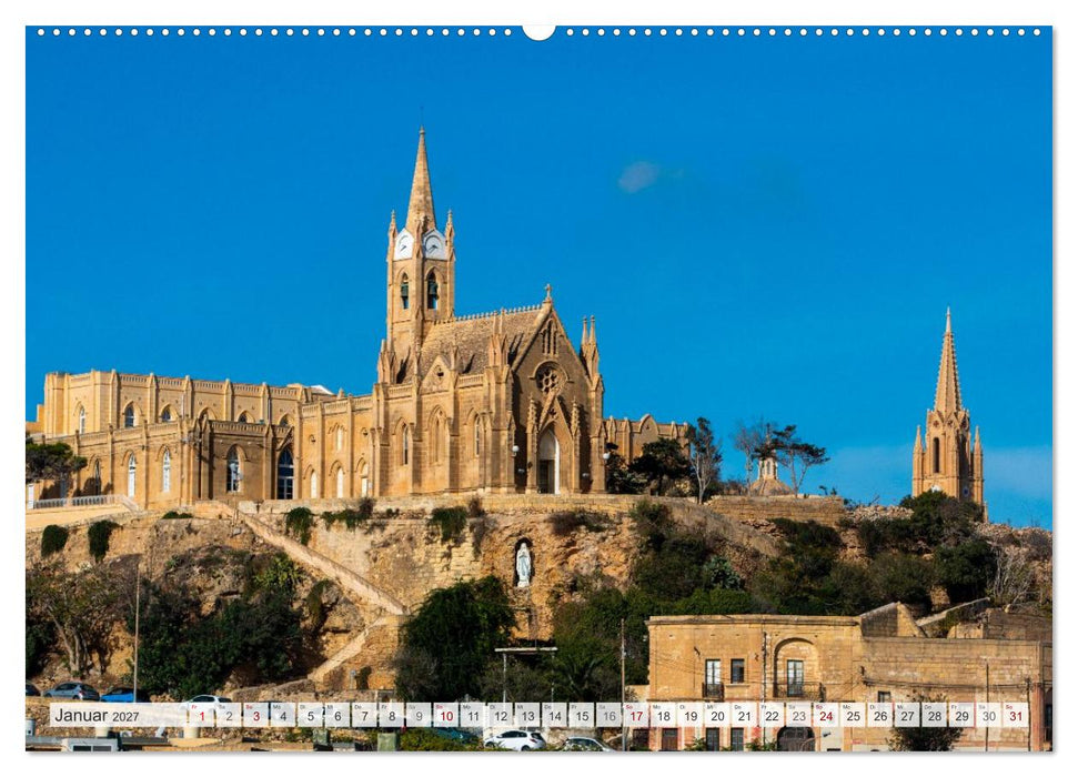 Malta – Historisches Juwel im Mittelmeer (CALVENDO Wandkalender 2027)