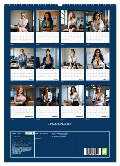 Schreibtischsünden (CALVENDO Premium Wandkalender 2027)