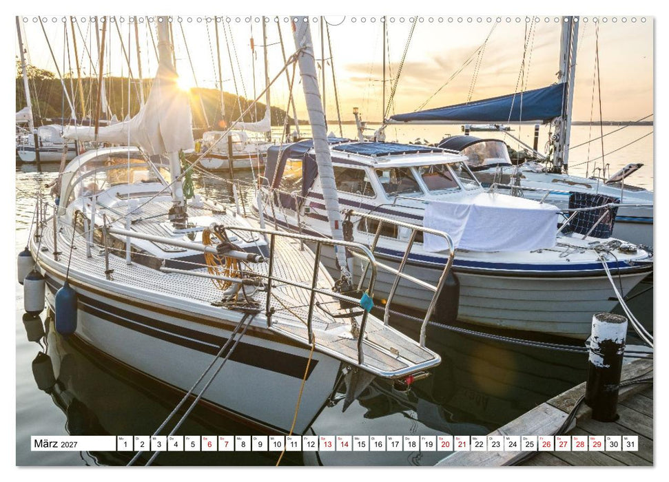 Faszination Segeln - An der Flensburger Förde (CALVENDO Premium Wandkalender 2027)