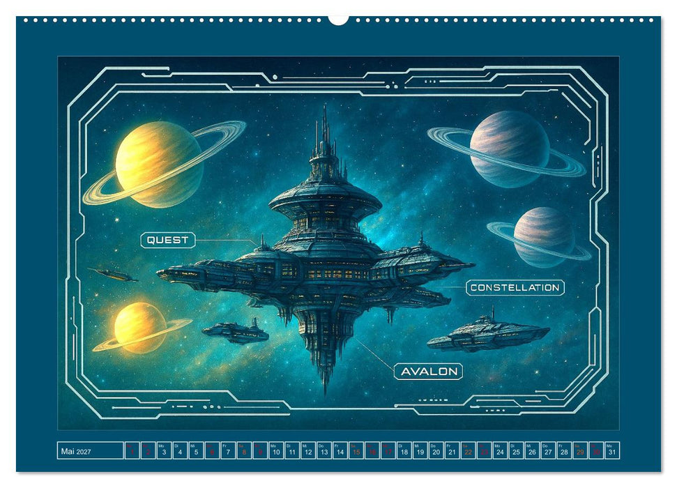 Intelligente Alientechnik (CALVENDO Wandkalender 2027)