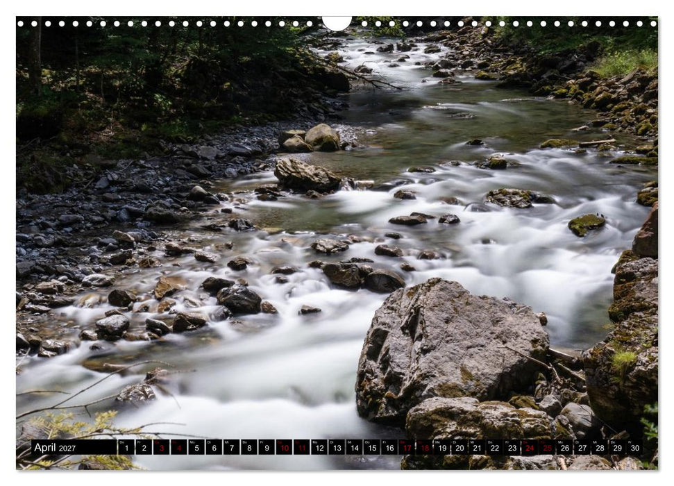 Breitachklamm im Wandel der Jahreszeiten (CALVENDO Wandkalender 2027)