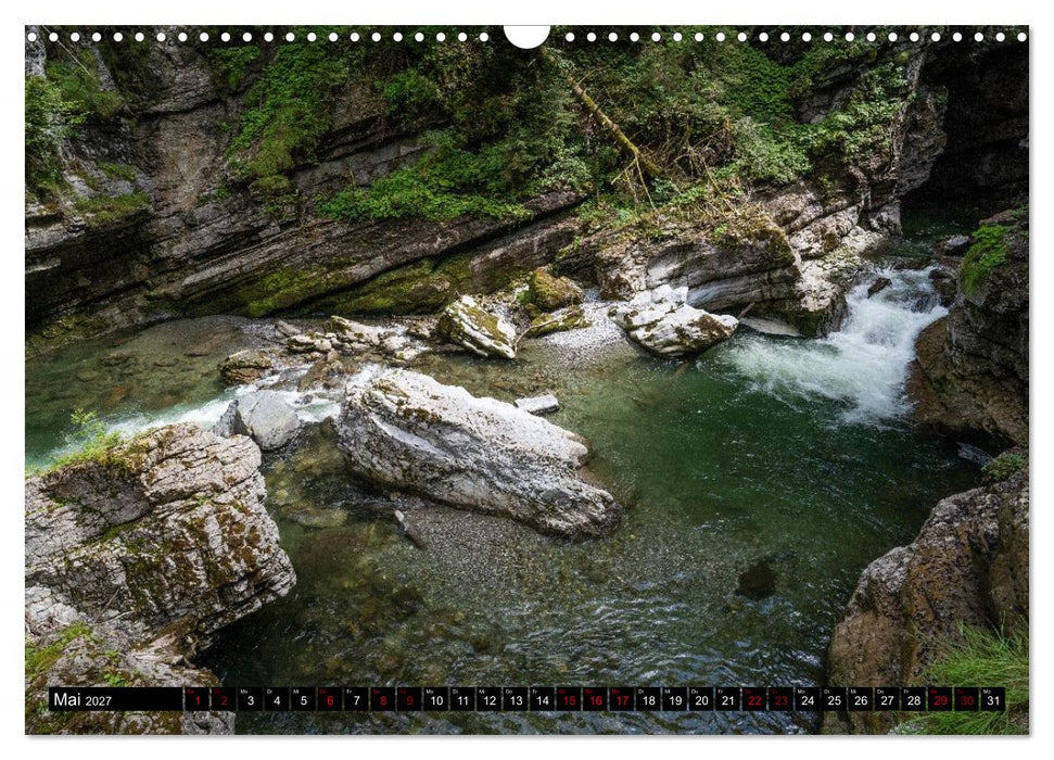 Breitachklamm im Wandel der Jahreszeiten (CALVENDO Wandkalender 2027)