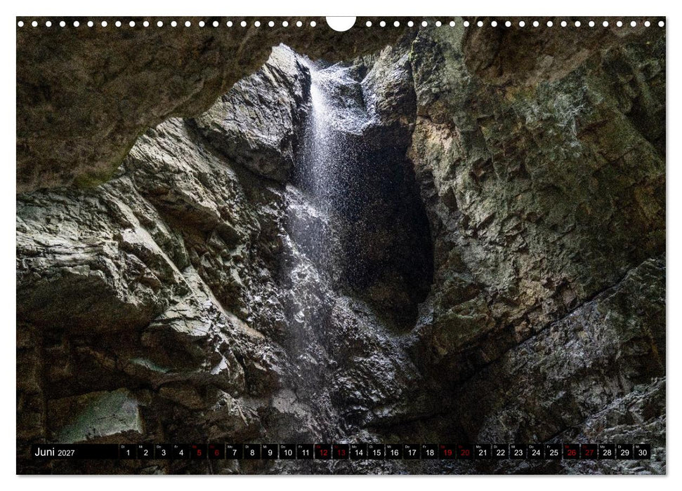 Breitachklamm im Wandel der Jahreszeiten (CALVENDO Wandkalender 2027)