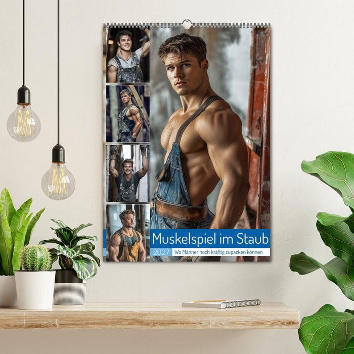 Muskelspiel im Staub (CALVENDO Wandkalender 2027)