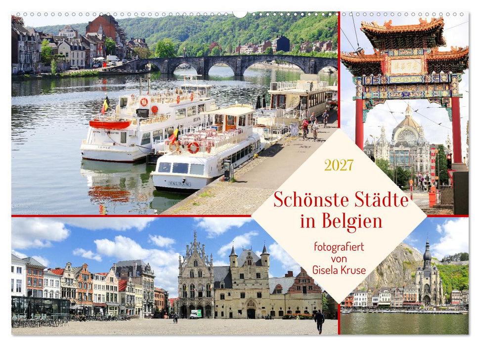 Schönste Städte in Belgien (CALVENDO Wandkalender 2027)