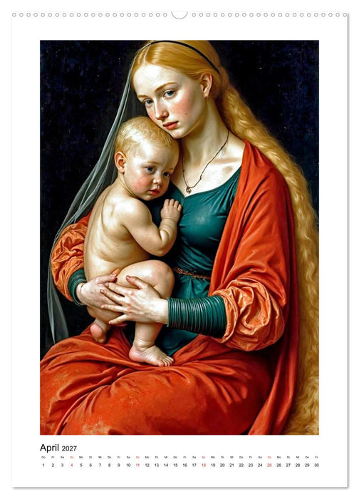 Marienbilder der Renaissance neu interpretiert (CALVENDO Wandkalender 2027)