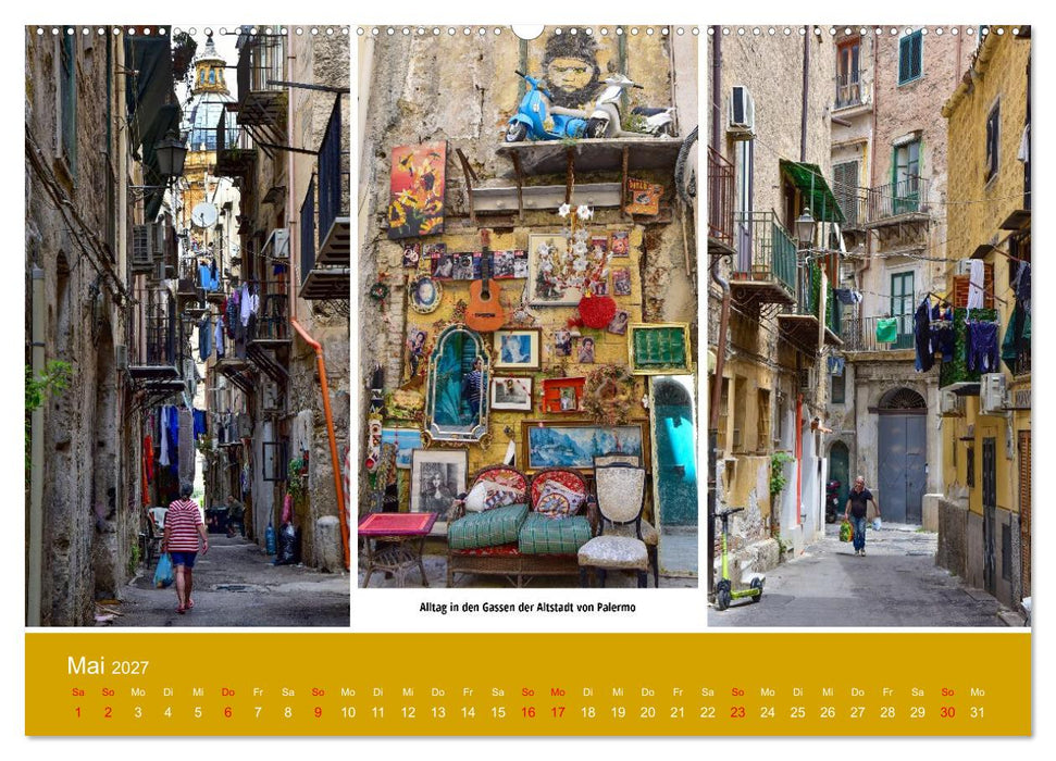 Palermo und der Westen von Sizilien (CALVENDO Wandkalender 2027)
