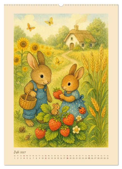 Ein Jahr zum Einkuscheln - Tierische Wohlfühlwelten für jede Jahreszeit (CALVENDO Premium Wandkalender 2027)