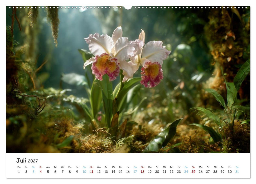 Im Schatten der Orchidee (CALVENDO Premium Wandkalender 2027)