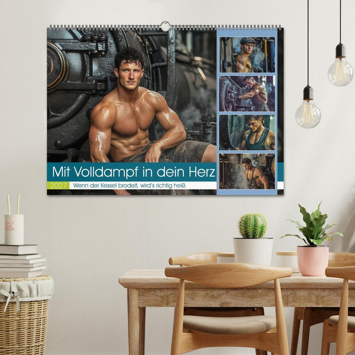 Mit Volldampf in dein Herz (CALVENDO Wandkalender 2027)
