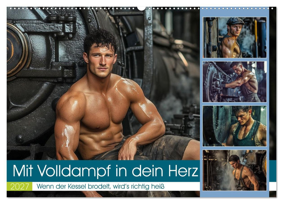 Mit Volldampf in dein Herz (CALVENDO Wandkalender 2027)