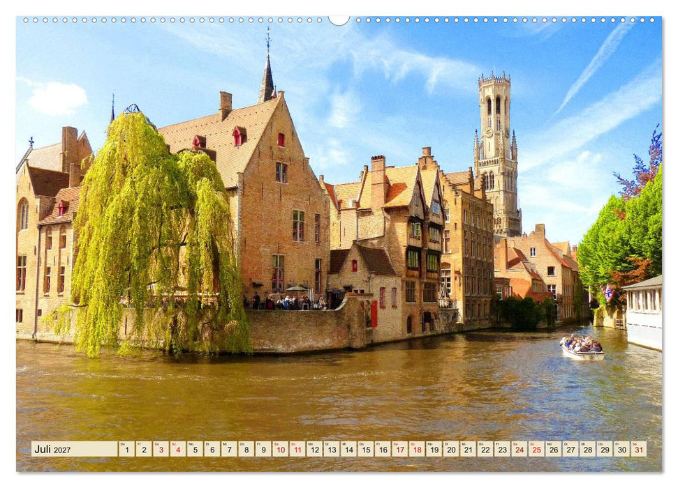 Schönste Städte in Belgien (CALVENDO Premium Wandkalender 2027)
