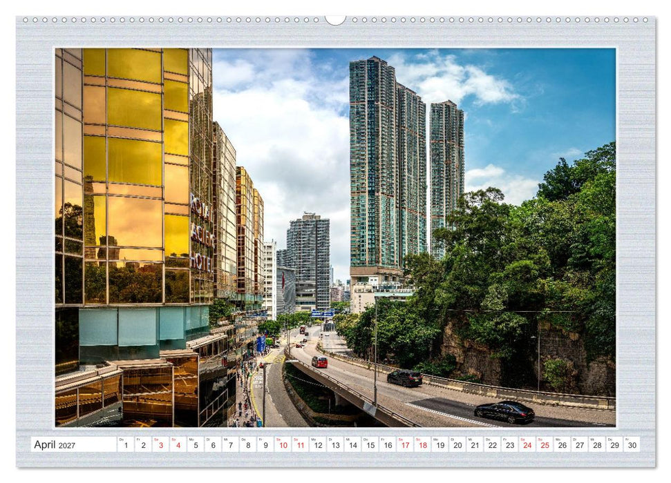 Urbaner Zauber: Das Zentrum Hongkongs (CALVENDO Wandkalender 2027)