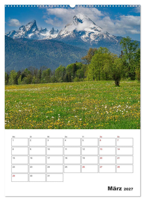 Oberbayerische Alpen (CALVENDO Premium Wandkalender 2027)