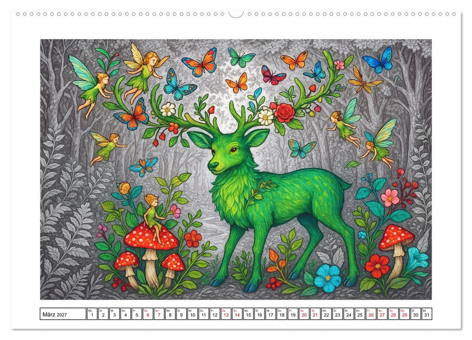 Fabelhafte Mystikwesen (CALVENDO Wandkalender 2027)