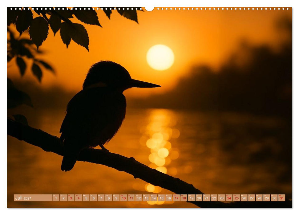 Eisvogelträume am Wasser (CALVENDO Premium Wandkalender 2027)