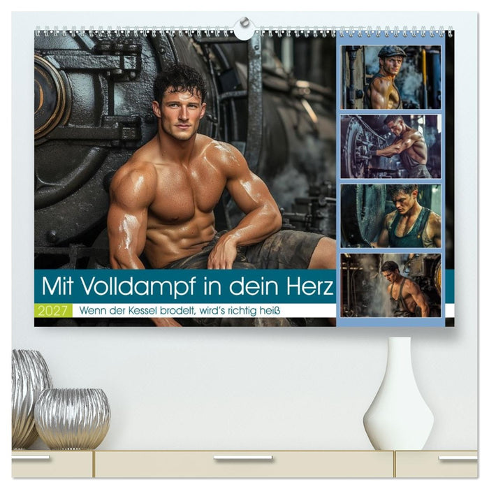 Mit Volldampf in dein Herz (CALVENDO Premium Wandkalender 2027)