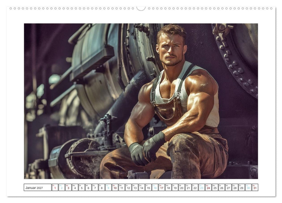 Mit Volldampf in dein Herz (CALVENDO Premium Wandkalender 2027)
