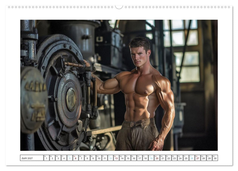 Mit Volldampf in dein Herz (CALVENDO Premium Wandkalender 2027)