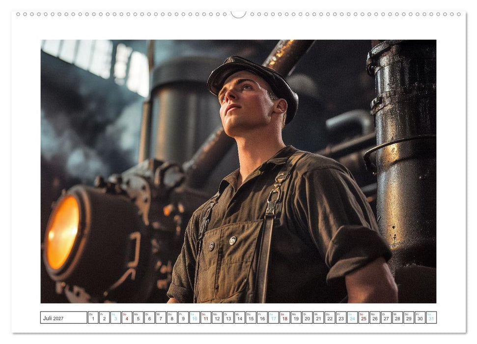 Mit Volldampf in dein Herz (CALVENDO Premium Wandkalender 2027)