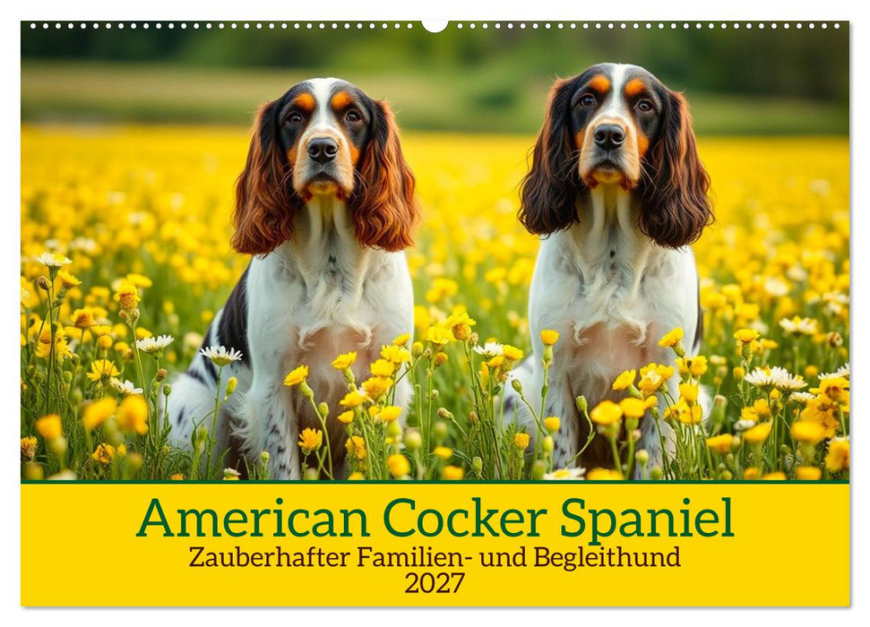 American Cocker Spaniel (CALVENDO Wandkalender 2027)