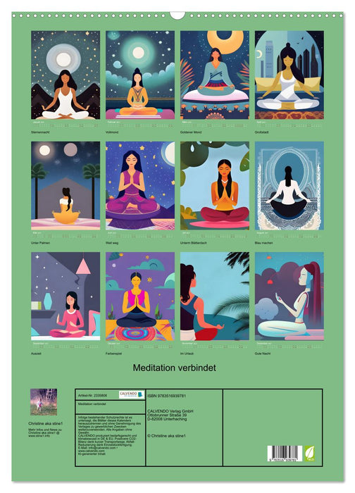 Meditation verbindet (CALVENDO Wandkalender 2027)